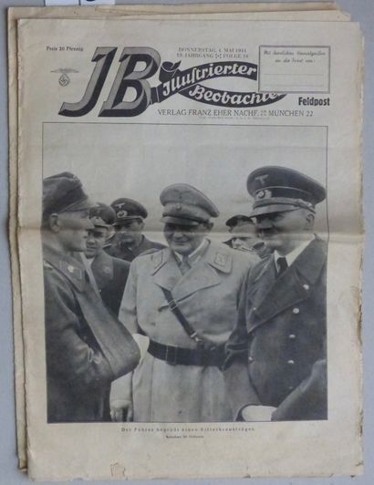 HISTOIRE, POLITIQUE, IDEOLOGIES ILUUSTRIERTER BEOBACHTER, 

Numéro du 4 mai 1944....