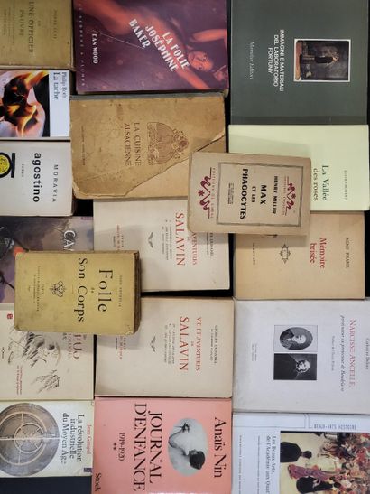 VARIA LITTÉRATURE, VARIA.

Lot de livres dont Marie KRYSINSKA, Folle de son corps;...