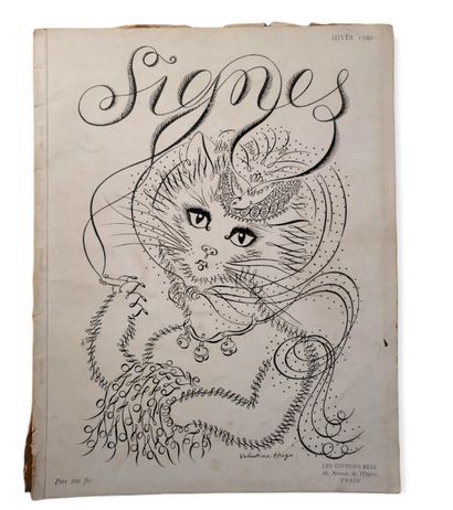 LIVRES ILLUSTRES SIGNES, 

Hiver 1946. In-4, sous couverture illustrée par Valentine...