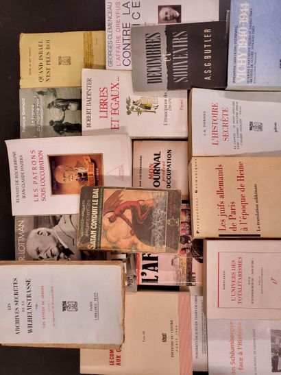 VARIA POLITIQUE, HISTOIRE. 

Lot de livres dont Robert BADINTER, Libres et égaux;...