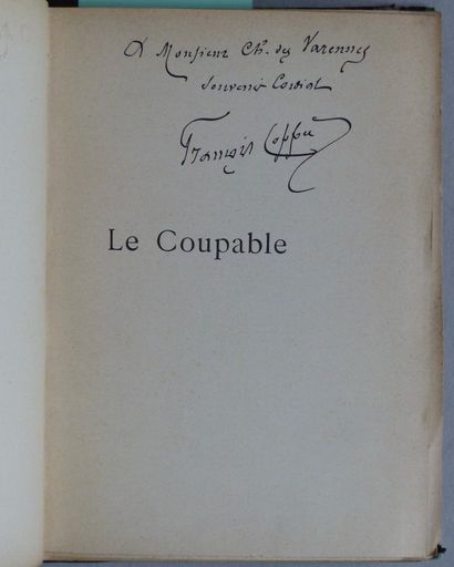 LITTÉRATURE COPPÉE François, 

LE COUPABLE. Alphonse Lemaire, Paris 1897. Exemplaire...
