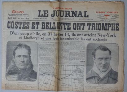 HISTOIRE, POLITIQUE, IDEOLOGIES LE JOURNAL, 

Mercredi 3 septembre 1930. COSTES ET...