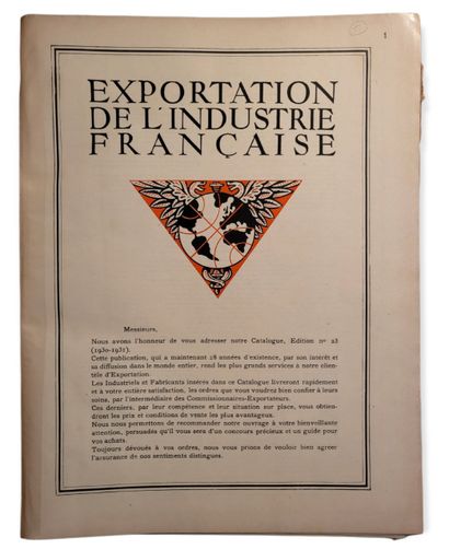 VARIA 
EXPORTATION DE L’INDUSTRIE FRANÇAISE. 




ANNUAIRE 1930-1931 n°23 




Imprimerie...