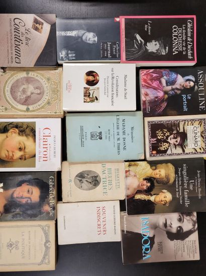 VARIA HISTOIRE.

Lot de livres dont Pierre ASSOULINE, Le portrait; Ghislain de DIESBACH,...