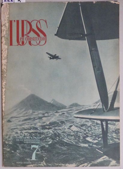 HISTOIRE, POLITIQUE, IDEOLOGIES L’URSS EN CONSTRUCTION. 

N°7, Juillet 1937. Numéro...