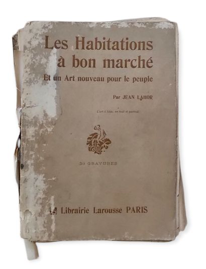 TECHNIQUE, ARCHITECTURE LAHOR Jean (pseudonyme de H. CAZALIS), 

LES HABITATIONS...