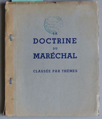 HISTOIRE, POLITIQUE, IDEOLOGIES LA DOCTRINE DU MARÉCHAL CLASSÉ PAR THÈMES.

1. Philosophie...