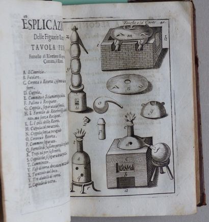 Science LEMERY Niccolo, 

CORSO DI CHIMICA, [G.G. Hertz, Venezia 1700]. Exemplaire...