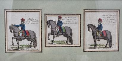 null Ecole du XVIIIe siècle

Trois vignettes "Hoche", "Serrurier" et "Aubert"

Estampes...
