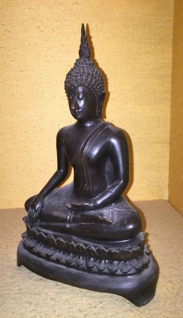 null Ecole thai moderne

"Bouddha assis, prenant la terre à témoin"

Sculpture en...