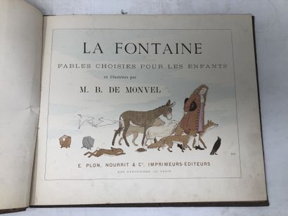 null 
La Fontaine, Jean de, Fable choisies pour les enfants, ill. by M.B de Monvel,...