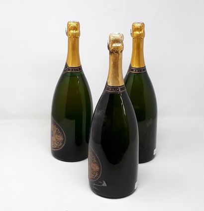 null Three (3) magnums - Champagne Henriot, brut Reserve Baron Philippe de Rothschild,...