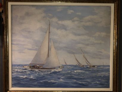 null Francis Russell FLINT (1915-1977)

"Régate"

Huile sur toile

64 x 76 cm