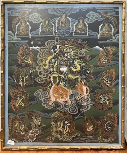 null Ecole tibétaine moderne

"Divinité sur sa monture"

Gouache

71,5 x 59,5 cm