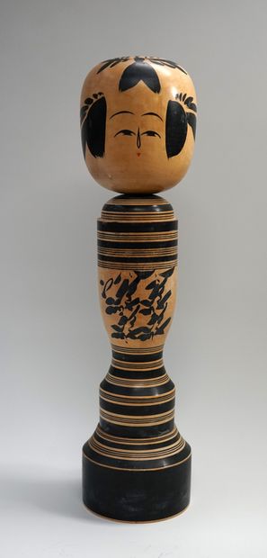 KOKECHI doll : traditional doll in natural...