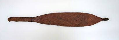 null SPEAR THROWER / WOOMERA

The Western Australian spear thrower is made of hardwood....