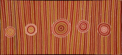 null PETYARRE PURVIS GREENY (Anmatyerre). Circa 1935-2010.

Plum Root Dreaming /...