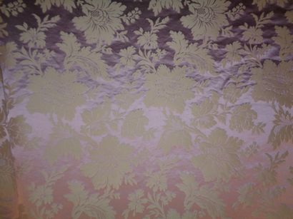 null Purple silk damask, FADINI BORGHI, Josefina, 18th century style, decoration...