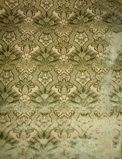 null Velvet, Tassinari and Chatel, Gothic style, sepia background, green velvet decoration...