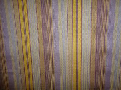 null Imberline, FADINI BORGHI, Trieste, blue background, yellow and purple stripes.

...