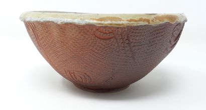 null PAGES-LINDNER Nicole

Stoneware bowl with beige glaze inside and incised decoration...