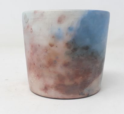 null DUPUY-JOLY Christiane and Thierry

Porcelain pot with pink and blue abstract...
