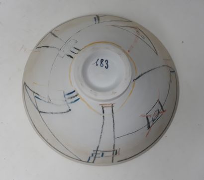 null VEEN Van

Porcelain cup with polychrome geometric decoration, n°183 under heel

Diameter:...