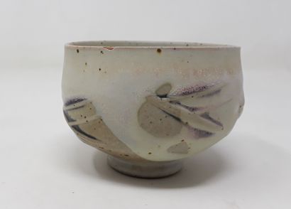 ROUSSEAU F.

Small stoneware bowl with white...