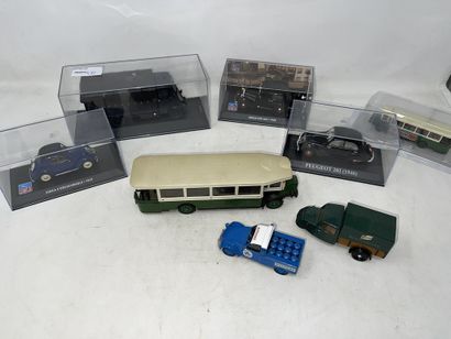 null 
Twenty-nine model cars, 1/18th or 1/43rd scale, notably from Solido and El...
