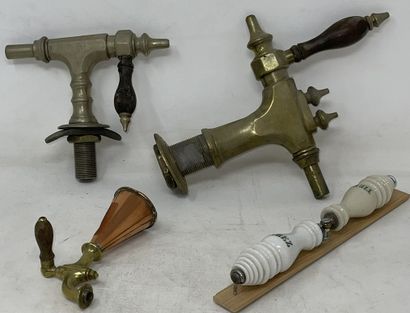 null 
Lot of various trinkets including:

- seven bronze scale weights 

- metal...