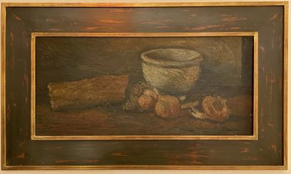 null Modern school

"Still life with onions

Oil on canvas, signed lower right "LIAUSU

25...