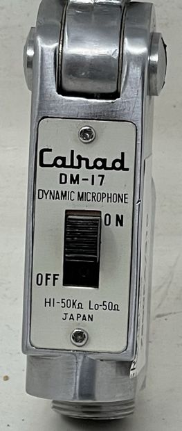 null Microphone dynamique Calrad DM17, made in Japan

Vers 1960