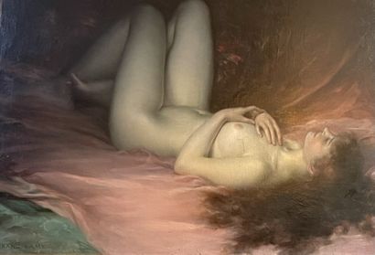 null Pierre FRANC-LAMY (1855-1919)

"Reclining Nude"

Oil on canvas, signed lower...