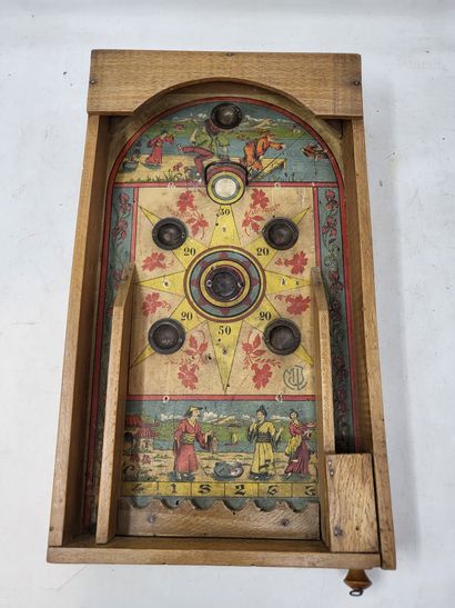 null Wooden pinball table game, Chinese decoration

Early 20th century

32,5 x 18,5...