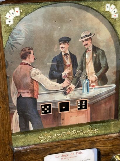 null 
Oak slot machine "The Justice of the Peace



JENTZSCH and MEERS
Around 1910/1920




75...