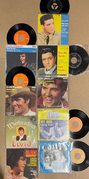 null Neuf disques Ep/45 T - Elvis Presley

Pressages allemands et belges

VG à NM;...