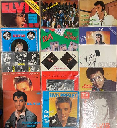 null Quinze disques 33 T- Elvis Presley, live, versions alternatives, inédits, éditions...