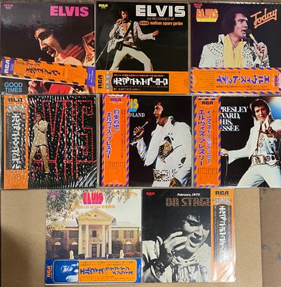 null Huit disques 33 T - Elvis Presley

Pressages japonais avec Obi

VG+ à NM; VG+...