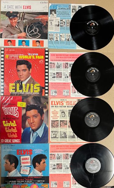 null Quatre disques 33 T - Elvis Presley

Pressages américains, stéréo

VG+ à EX;...