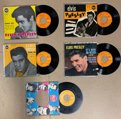 null Cinq disques Ep - Elvis Presley, label RCA orange + promo

Pressages français

VG+...