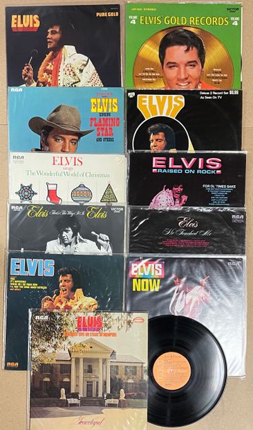 null Onze disques 33 T - Elvis Presley, label RCA orange

Pressages américains

VG+...