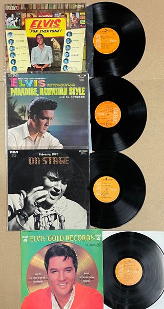 null Quatre disques 33 T - Elvis Presley

Pressages français

VG+ à NM; VG+ à NM