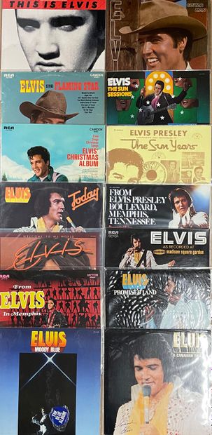 null Quatorze disques 33 T - Elvis Presley

Pressages américains

VG à NM; VG à ...