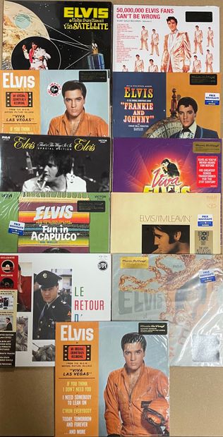 null Onze disques 33 T - Elvis Presley, collections "Music on vinyl" et "Record Store...