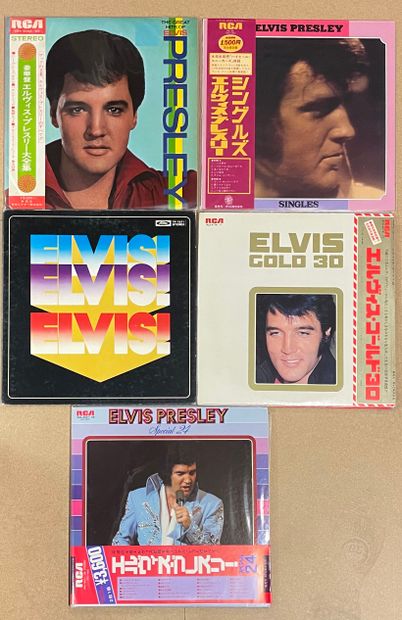 null Cinq disques 33 T - Elvis Presley, Compilations

Pressages japonais, certains...