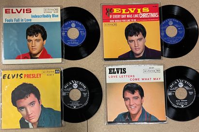 null Quatre disques 45 T Juke-box + pochettes - Elvis Presley

Pressages français

VG...