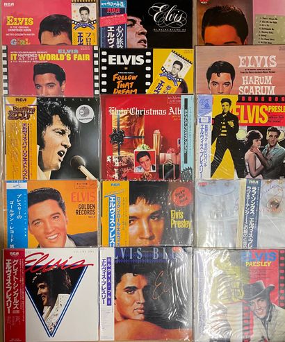 null Quinze disques 33 T - Elvis Presley

Rééditions ou pressages tardifs japonais,...