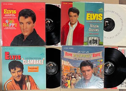 null Quatre disques 33 T - Elvis Presley, BOF

Pressages américains, stéréo 

VG...