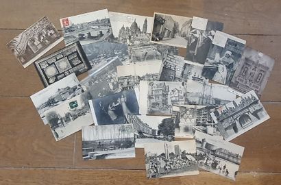 null 1 boite de cartes postales anciennes - France Régionalisme, scènes animées gros...