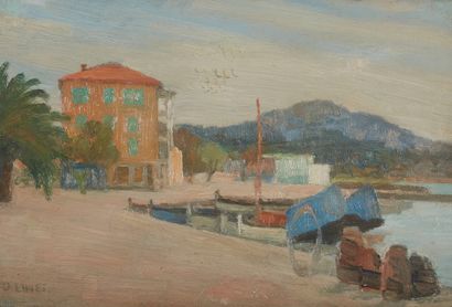 Octave LINET Octave LINET (1870-1962)

The Port of Sanary

Oil on canvas, signed,...